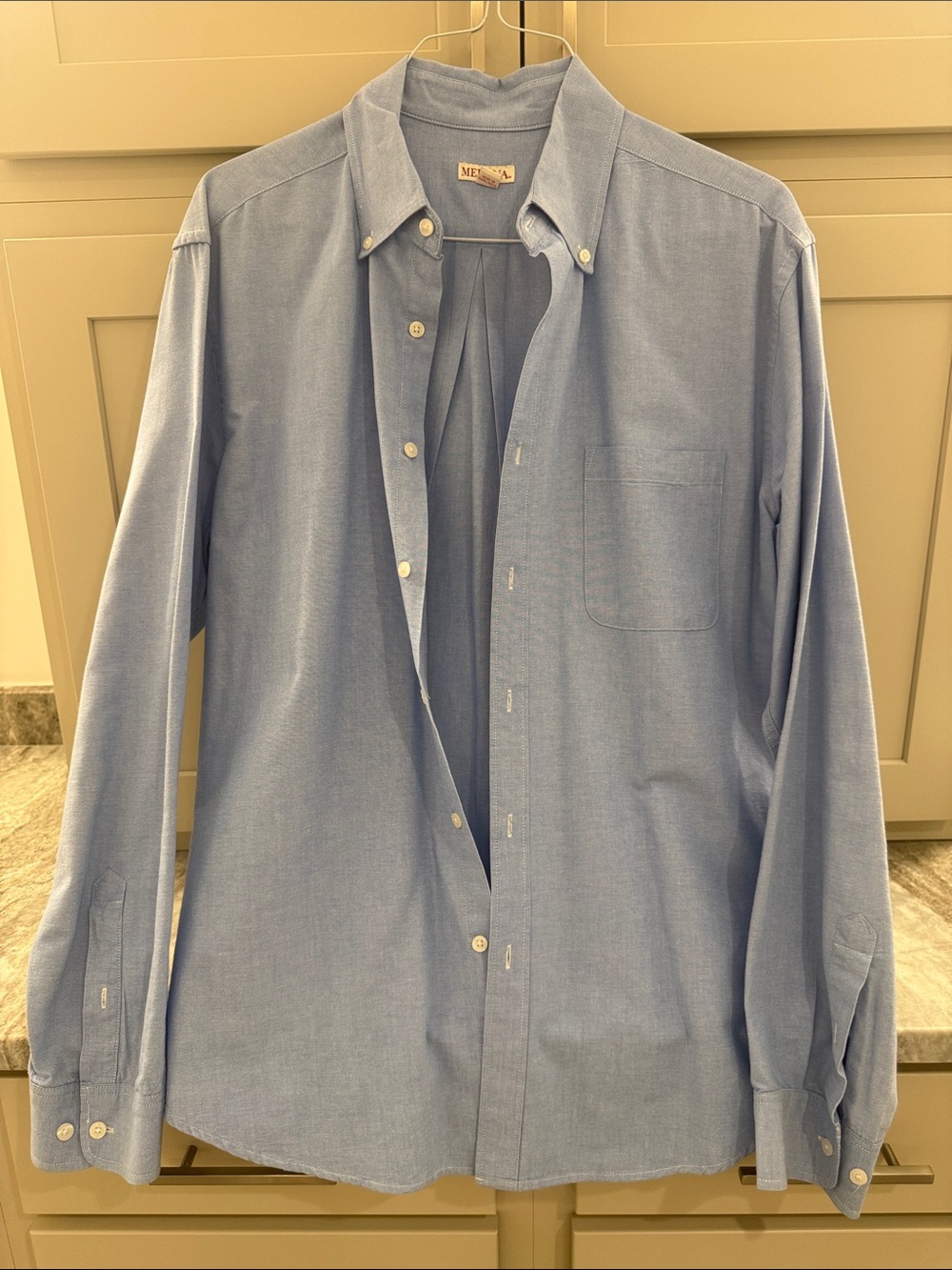 Merona Light Blue Oxford Button-Down Dress Shirt